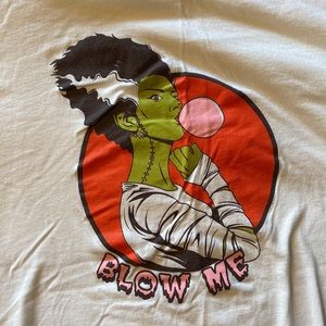 Future Monsters Bride Blow Me Ringer Tee